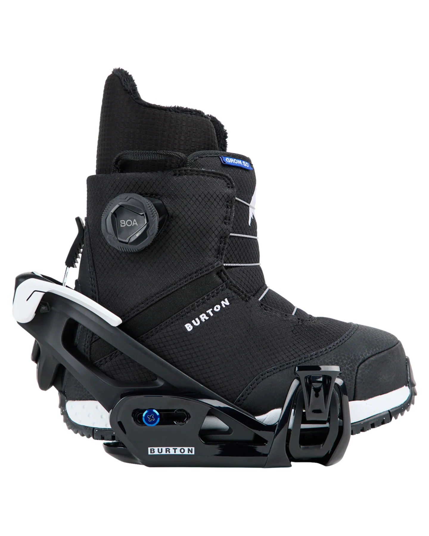 Burton Kids' Step On® Grom Snowboard Bindings - Black - Image 5