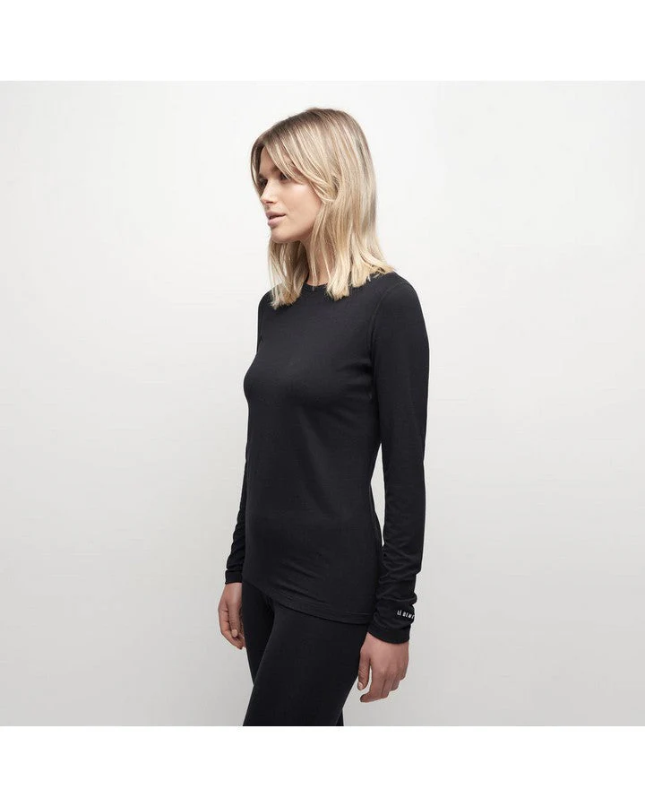 Le Bent Women's Core 200 Crew - Black - Image 3