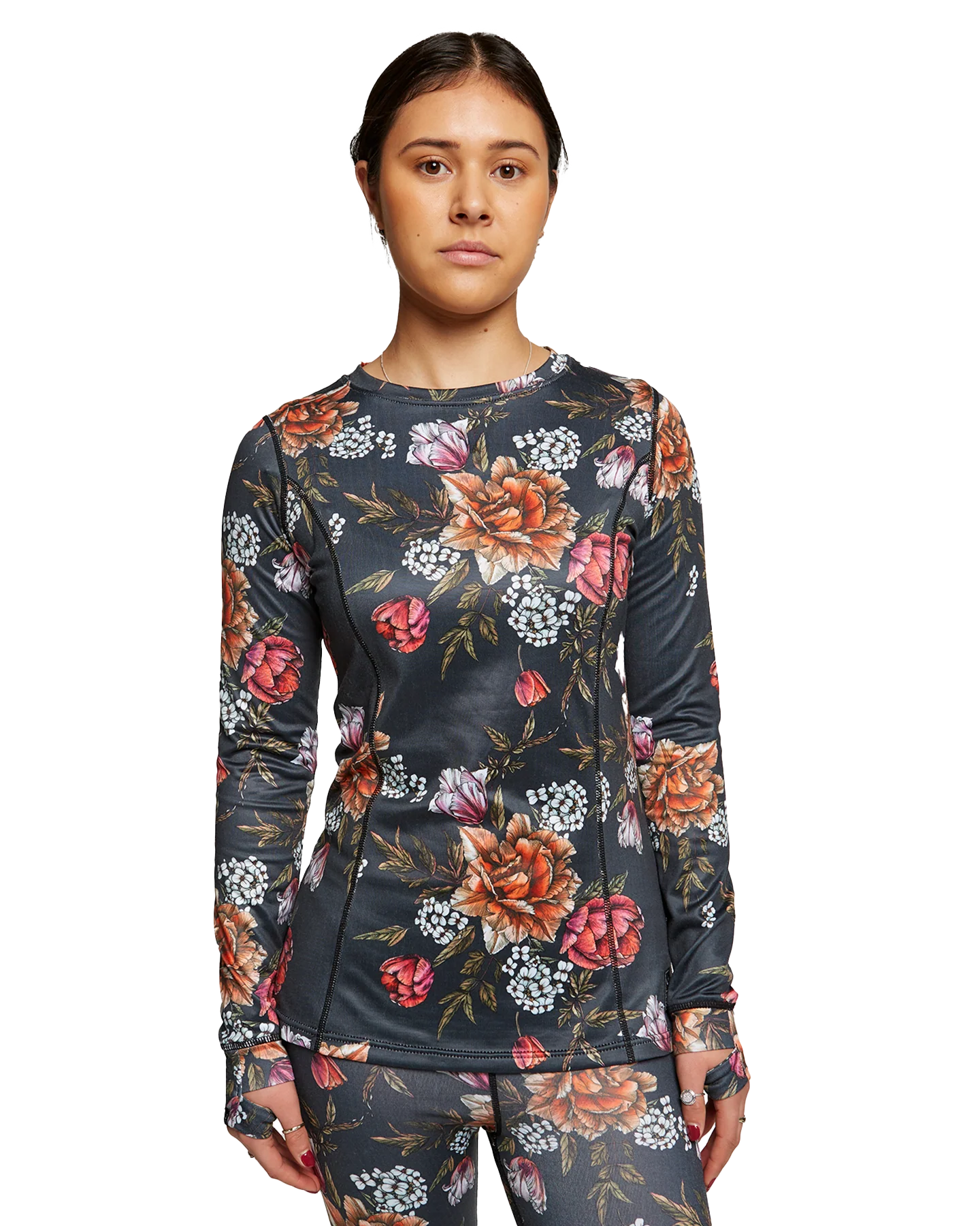 Rojo Living Best Life (Plus Size) Women's Crewneck Thermal Top - Image 10