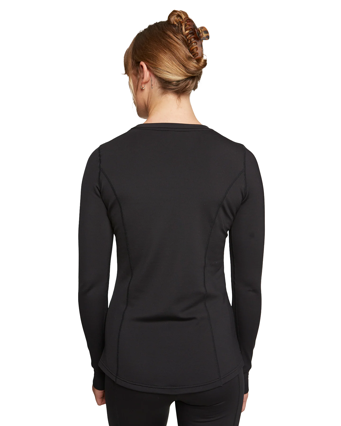 Rojo Living Best Life (Plus Size) Women's Crewneck Thermal Top - Image 4